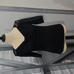 Espresso blouse black size Medium